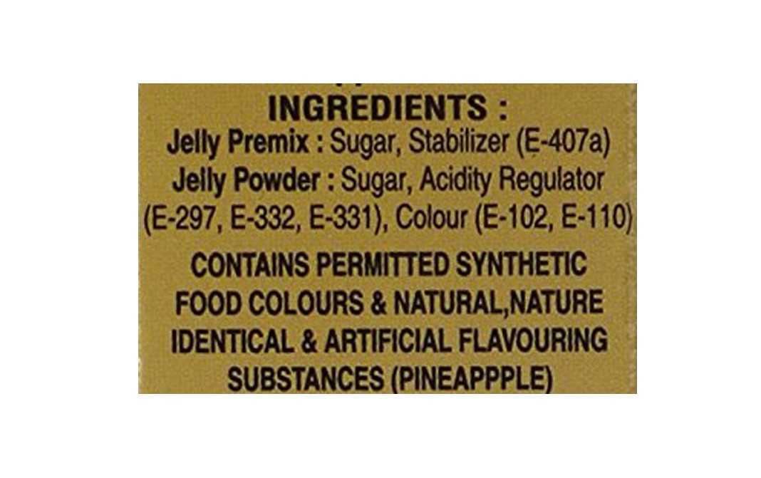 Five Star Jelly Crystals, Pineapple Flavour   Box  90 grams